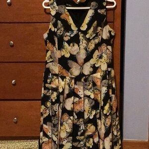 Butterfly Print Dress